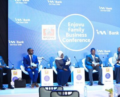 Panelists engaged in a fireside chat during the Enjovu Family Business Estate Planning Workshop.