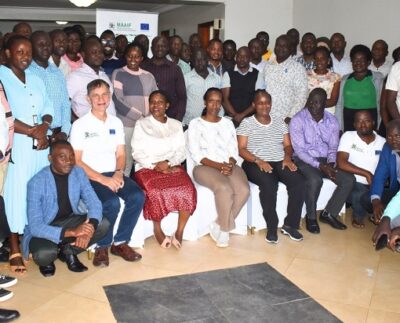 Participants at the CoCoDev sustainability training in Mbale