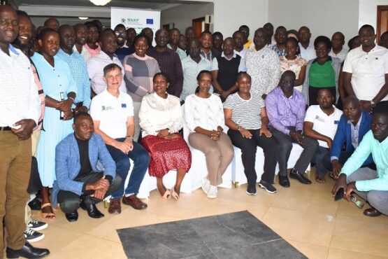 Participants at the CoCoDev sustainability training in Mbale