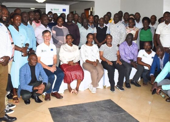 Participants at the CoCoDev sustainability training in Mbale