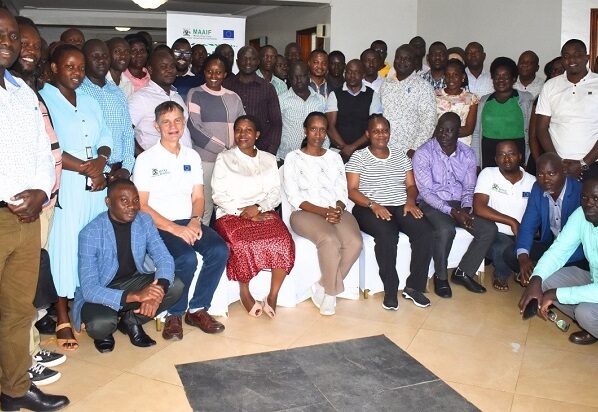 Participants at the CoCoDev sustainability training in Mbale