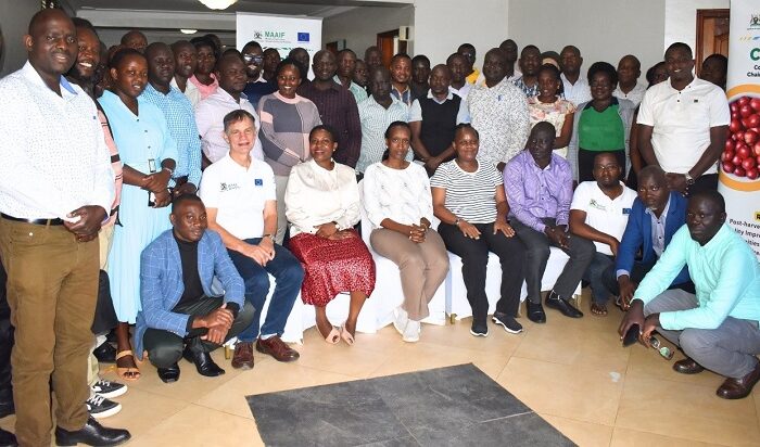 Participants at the CoCoDev sustainability training in Mbale
